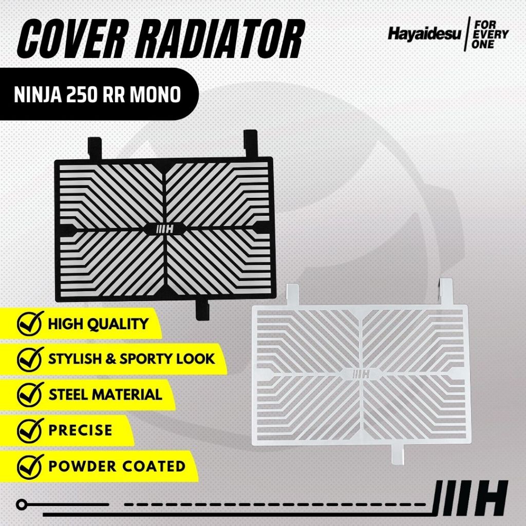 HAYAIDESU RADIATOR COVER NINJA 250 RR MONO