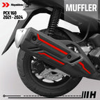 Hayaidesu PCX 160 (2021-2024) Body Protector Muffler Knalpot Cover
