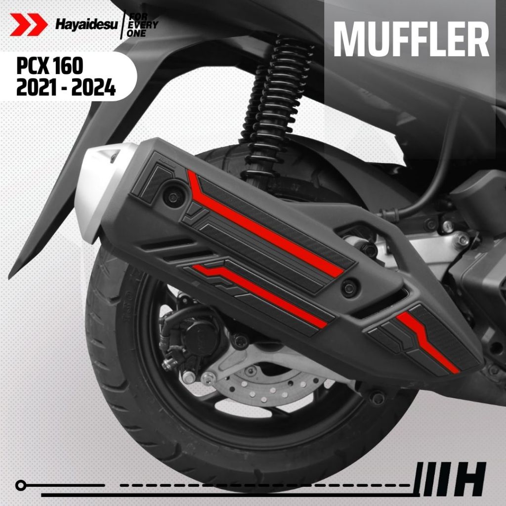 Hayaidesu PCX 160 (2021-2024) Body Protector Muffler Knalpot Cover