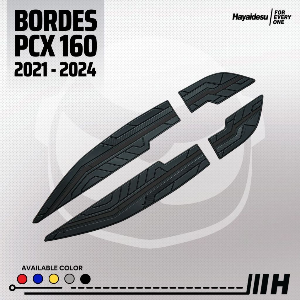 Hayaidesu Floor Step Boardrest Karpet Motor PCX 160 (2021-2024) Bordes -  Premium Quality