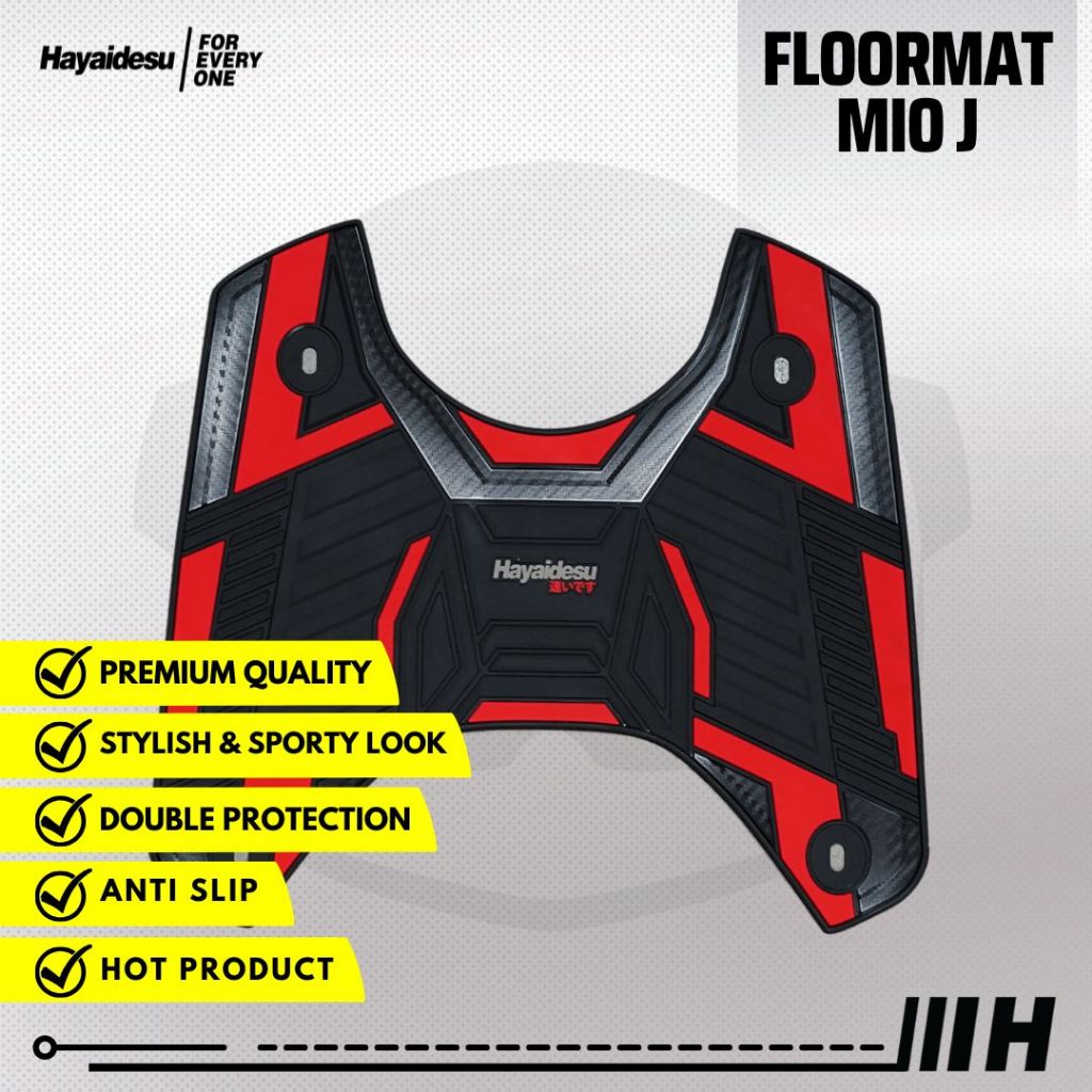 Hayaidesu Karpet Motor Floor Mat Yamaha MIO J - Premium Quality