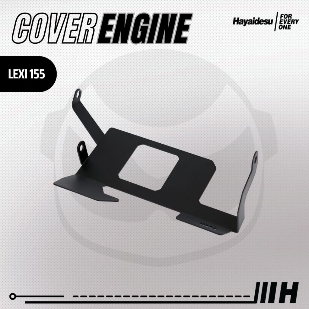 Hayaidesu ENGINE COVER Pelindung Bawah Mesin Motor Yamaha LEXI 155