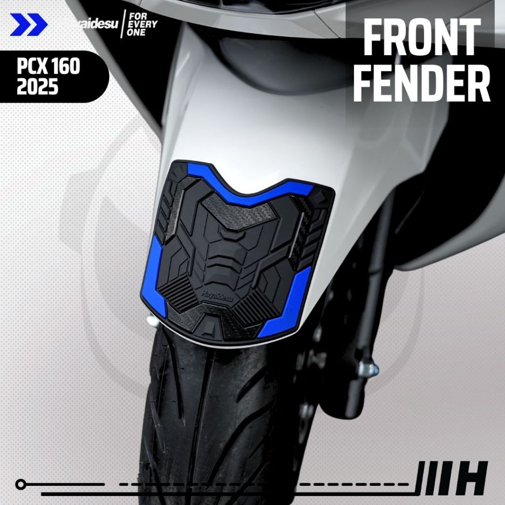 Hayaidesu Honda PCX 160 2025 (CBS/ABS/RoadSync) Body Protector Front Fender Cover
