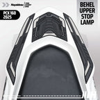 Hayaidesu Honda PCX 160 2025 (CBS/ABS/RoadSync) Body Protector Upper Stop Lamp & Behel Cover