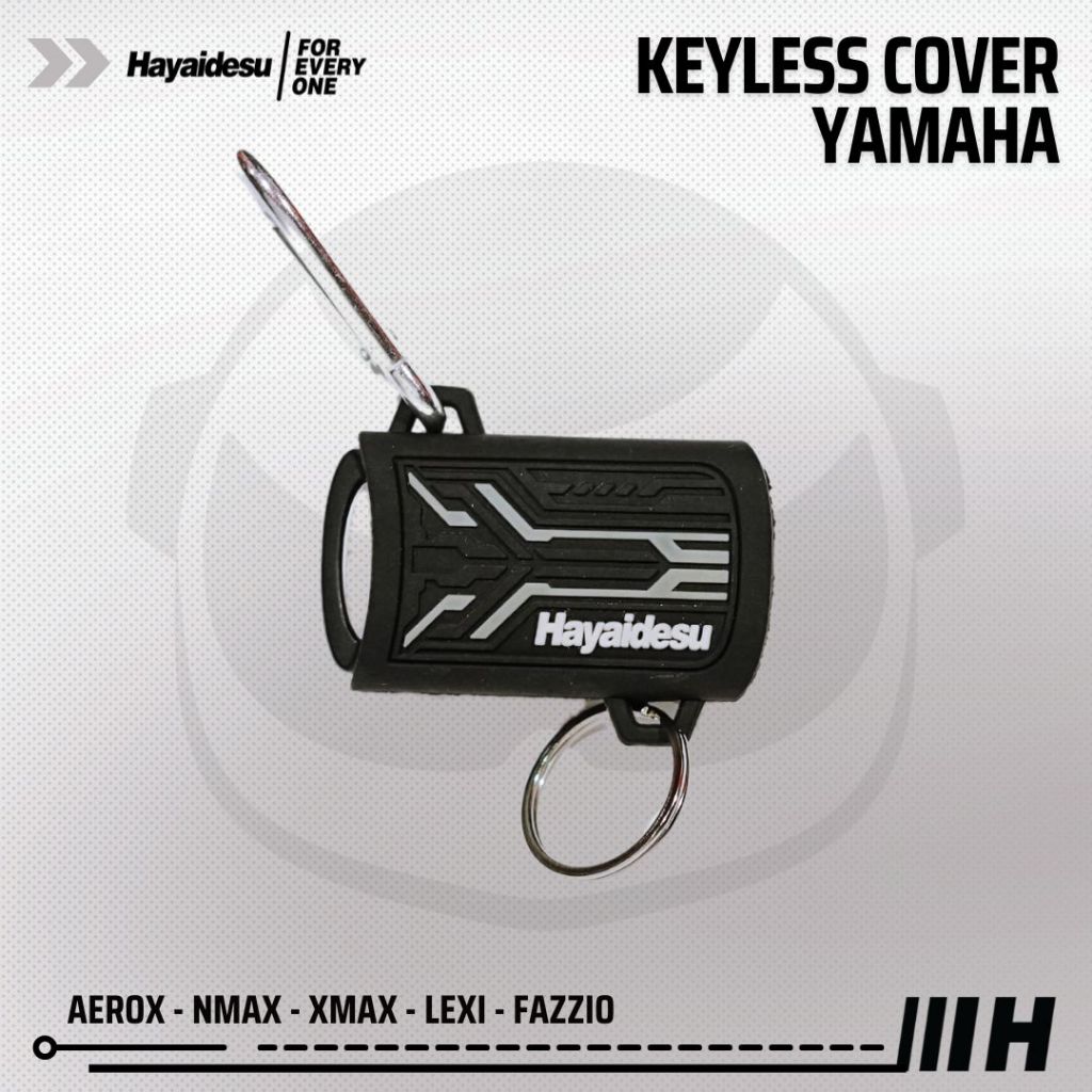 Hayaidesu Keyless Remote Key Cover For Yamaha Series 2 - XMAX , New NMAX, FAZZIO , AEROX , LEXI