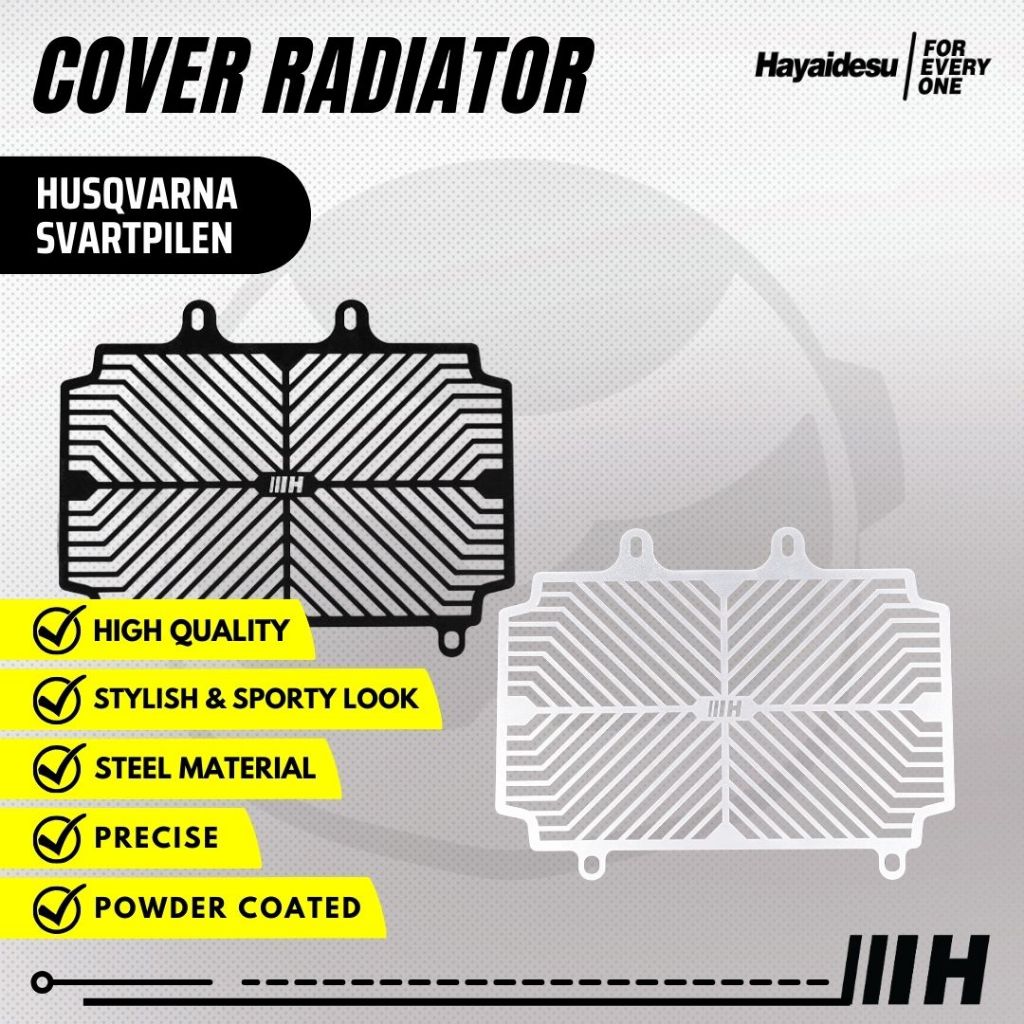 HAYAIDESU RADIATOR COVER HUSQVARNA SVARTPILEN