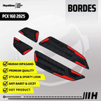 Hayaidesu Floor Step Boardrest Karpet Motor Honda PCX 160 2025 (CBS/ABS/RoadSync) Bordes - Premium