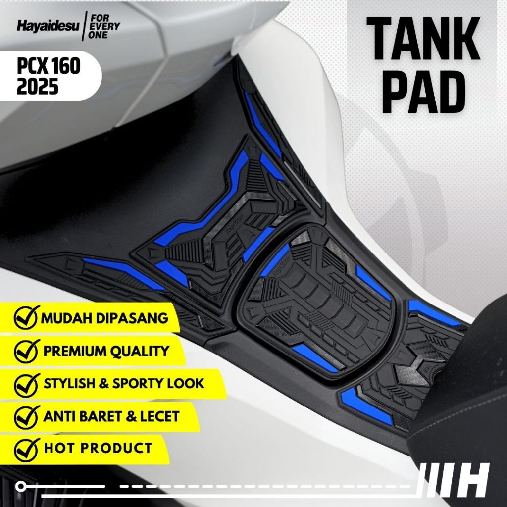 Hayaidesu Honda PCX 160 2025 (CBS/ABS/RoadSync) Body Protector Tank Pad Cover