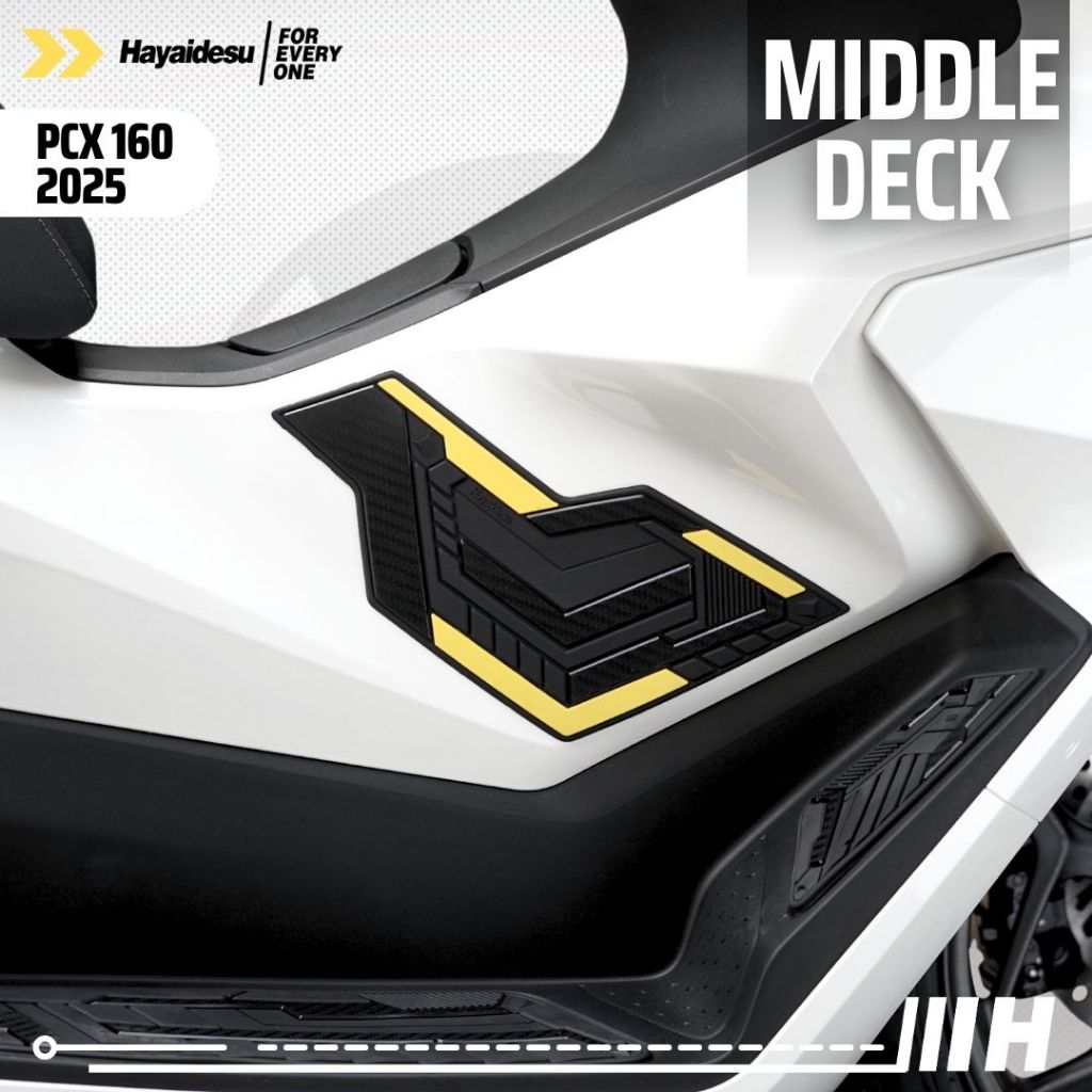Hayaidesu Honda PCX 160 2025 (CBS/ABS/RoadSync) Body Protector Middle Deck Cover
