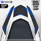 Hayaidesu Honda PCX 160 2025 (CBS/ABS/RoadSync) Body Protector Upper Stop Lamp & Behel Cover