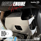 Hayaidesu ENGINE COVER Pelindung Bawah Mesin Motor Honda VARIO 160, ADV160, STYLO, PCX 160
