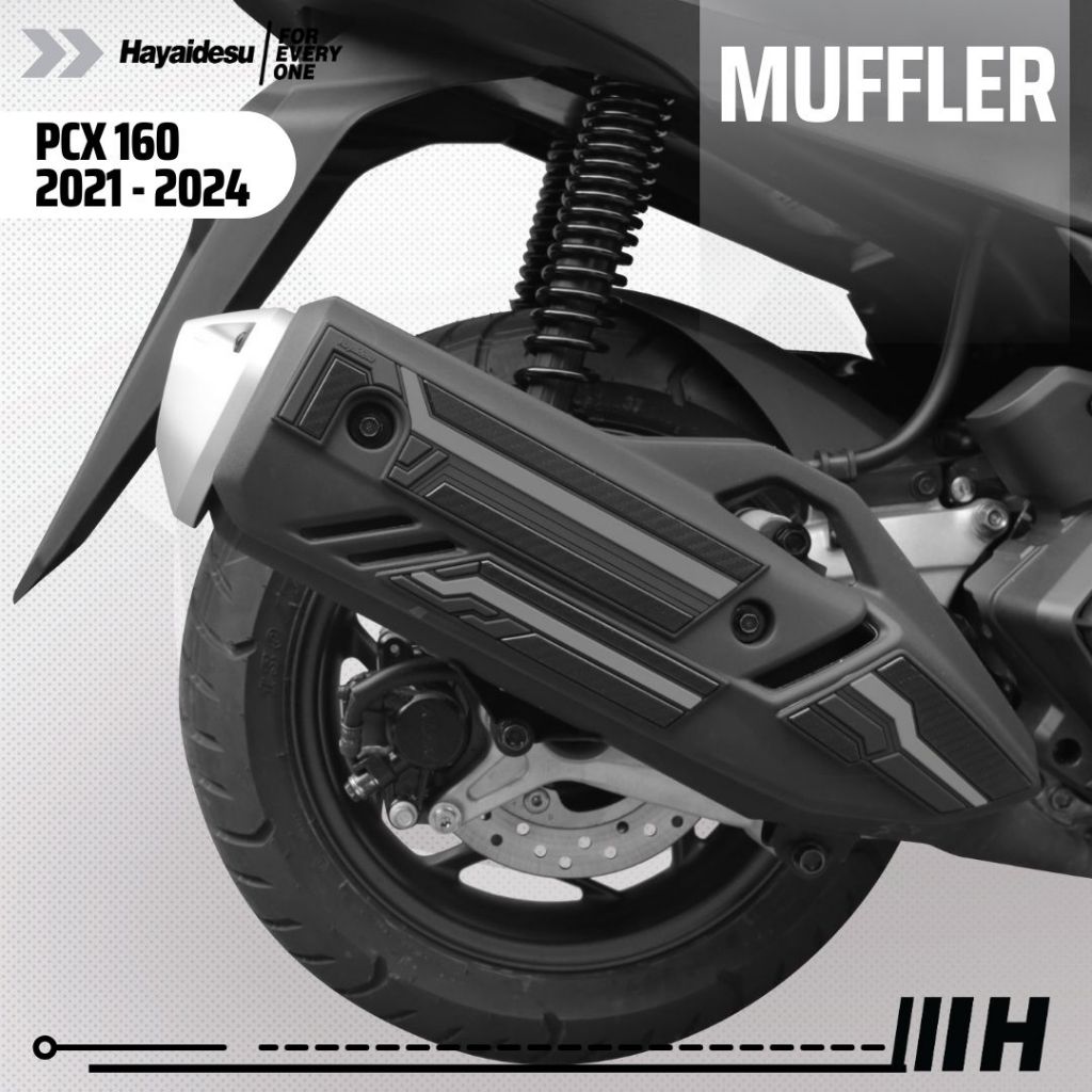 Hayaidesu PCX 160 (2021-2024) Body Protector Muffler Knalpot Cover
