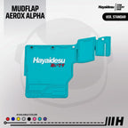Hayaidesu Mudflap Penahan Lumpur AEROX Alpha (Standard & Cyber City) - Premium Quality