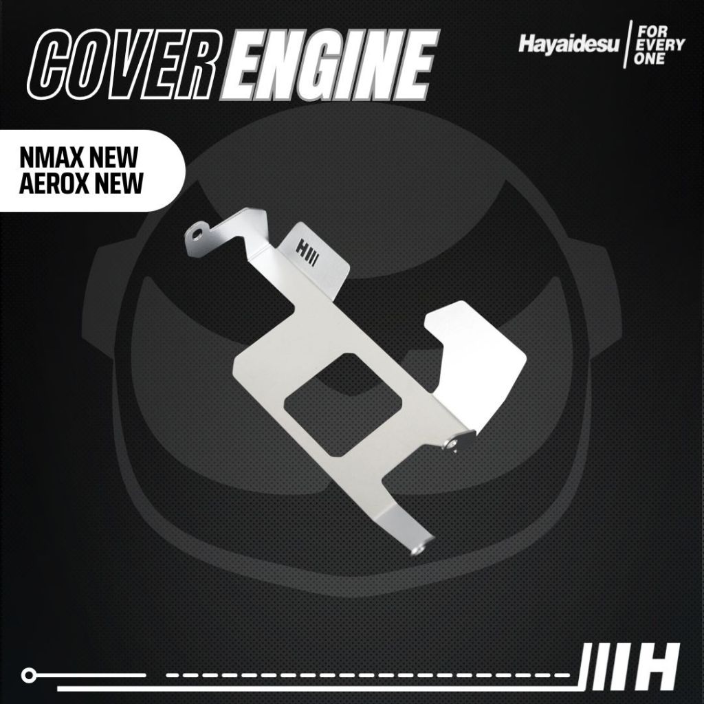 Hayaidesu ENGINE COVER Pelindung Bawah Mesin Motor Yamaha New NMAX & New AEROX