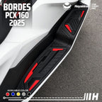 Hayaidesu Floor Step Boardrest Karpet Motor Honda PCX 160 2025 (CBS/ABS/RoadSync) Bordes - Premium