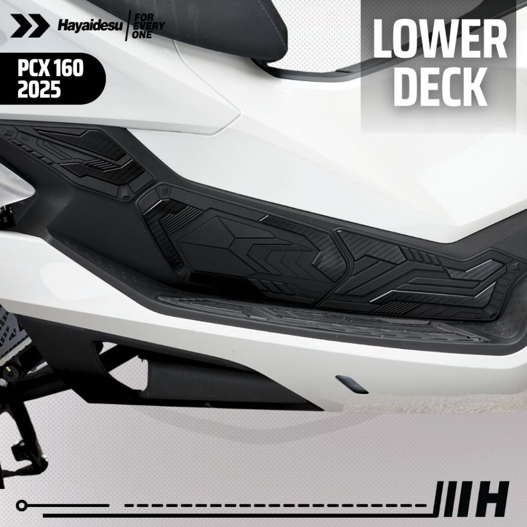 Hayaidesu Honda PCX 160 2025 (CBS/ABS/RoadSync) Body Protector Lower Deck Cover