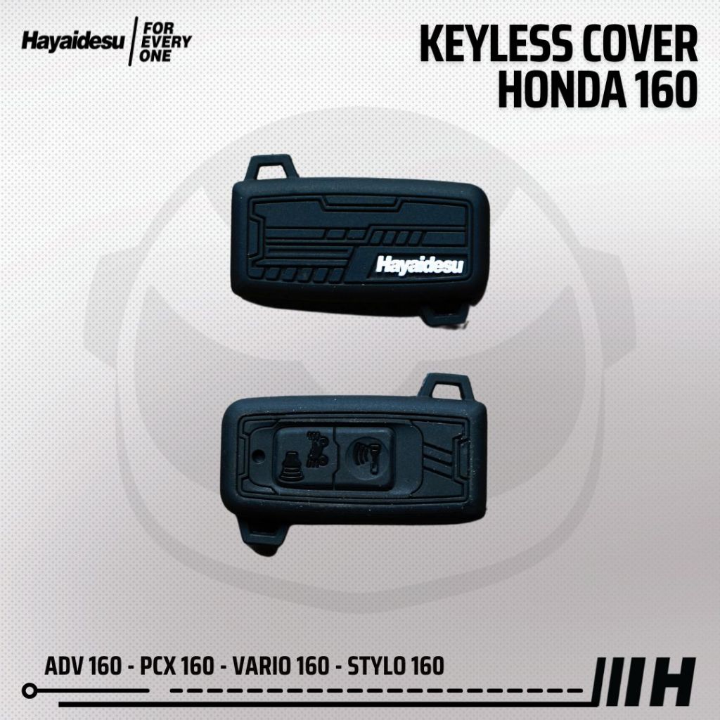 Hayaidesu Keyless Remote Key Cover For Honda Series 1 -  STYLO 160 ADV 160 PCX 160 VARIO 160 BEAT 2024 VARIO 125 CBS ISS