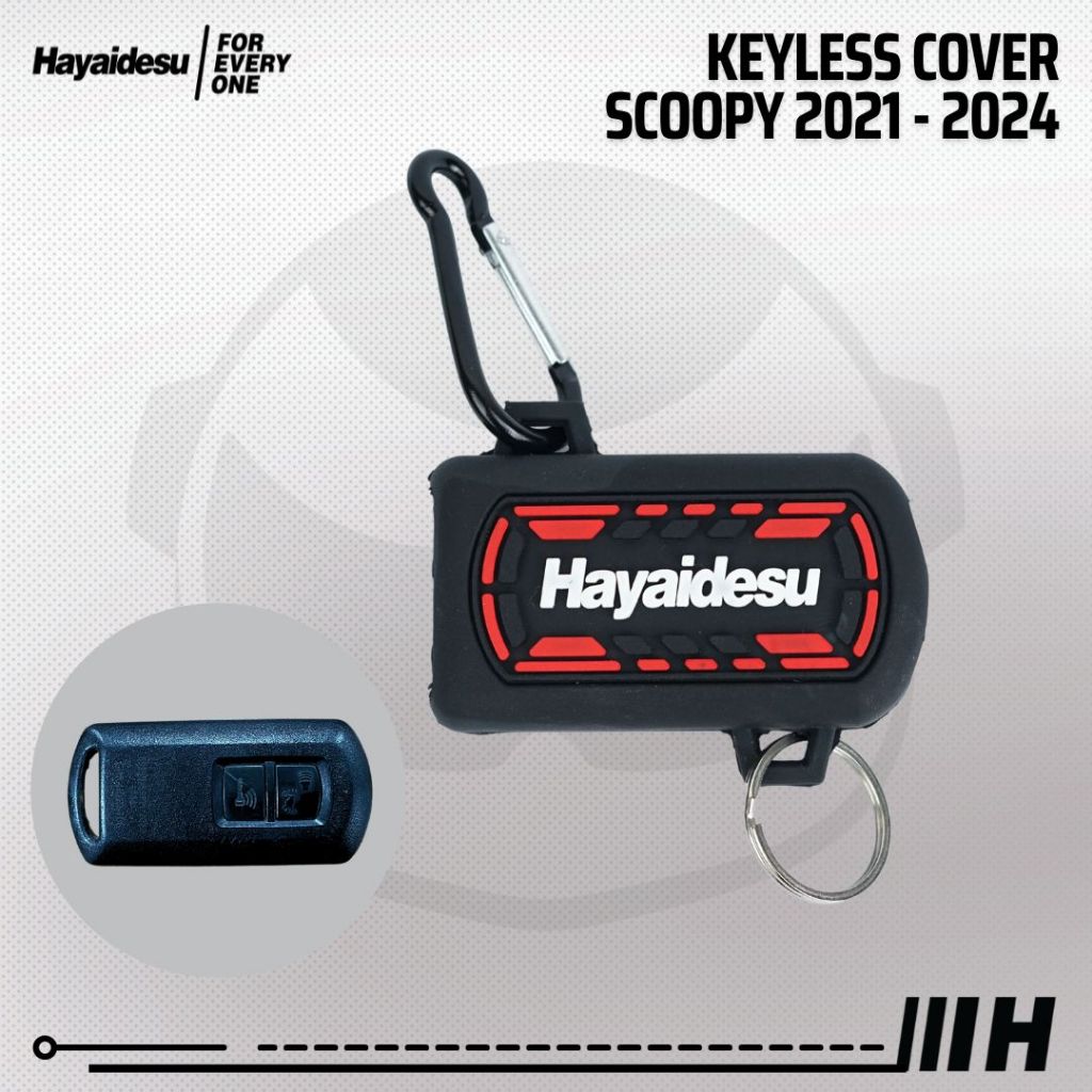 Hayaidesu Keyless Remote Key Cover New Honda Scoopy 2021-2023