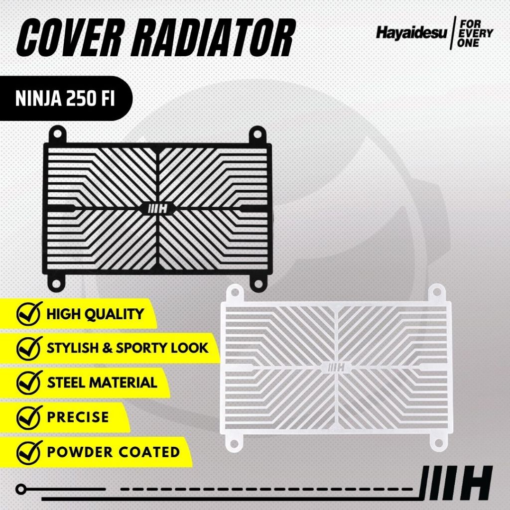 HAYAIDESU RADIATOR COVER KAWASAKI NINJA 250 FI