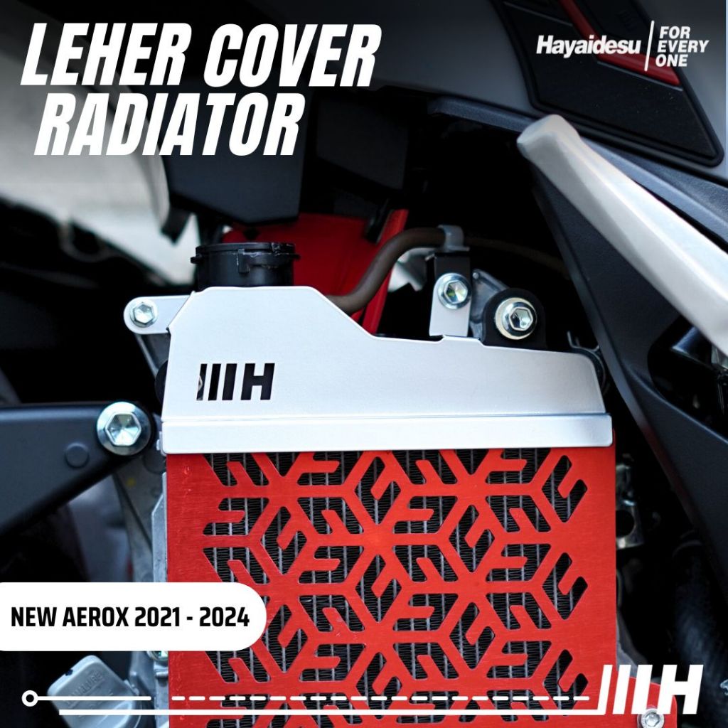 Hayaidesu Yamaha New Aerox Connected 2021-2024 Cover Leher Radiator