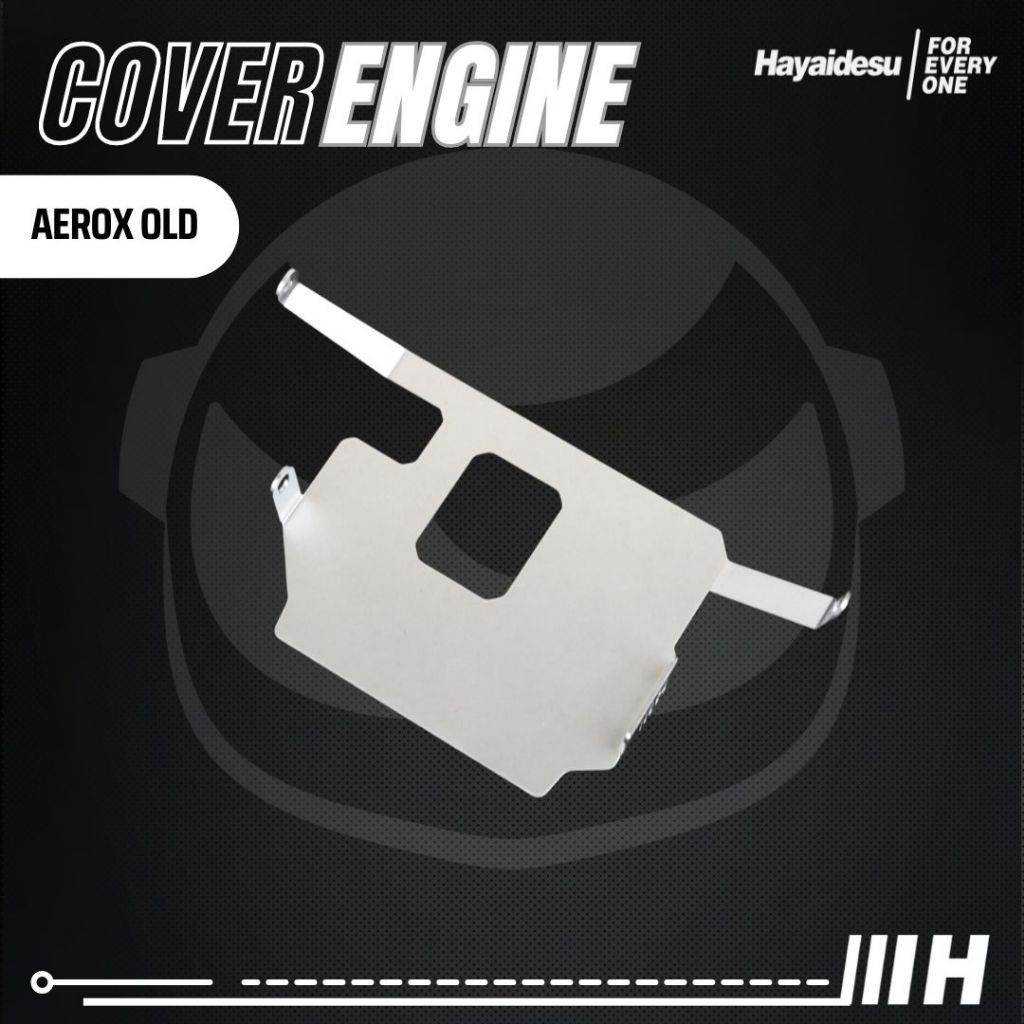 Hayaidesu ENGINE COVER Pelindung Bawah Mesin Motor Yamaha AEROX Old