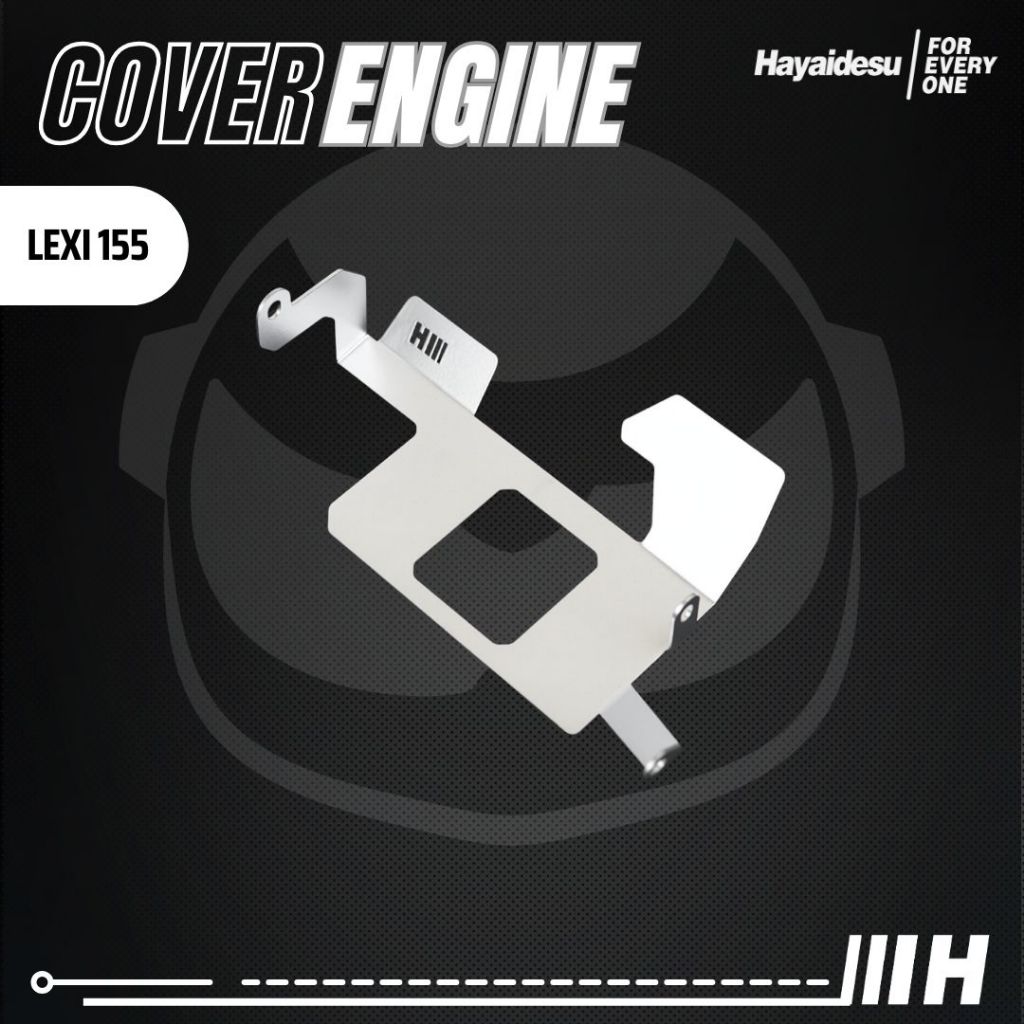 Hayaidesu ENGINE COVER Pelindung Bawah Mesin Motor Yamaha LEXI 155