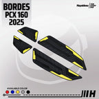 Hayaidesu Floor Step Boardrest Karpet Motor Honda PCX 160 2025 (CBS/ABS/RoadSync) Bordes - Premium