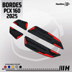 Hayaidesu Floor Step Boardrest Karpet Motor Honda PCX 160 2025 (CBS/ABS/RoadSync) Bordes - Premium