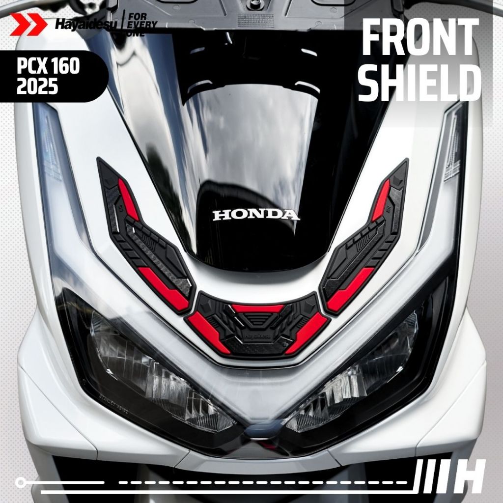 Hayaidesu Honda PCX 160 2025 (CBS/ABS/RoadSync) Body Protector Front Shield Cover