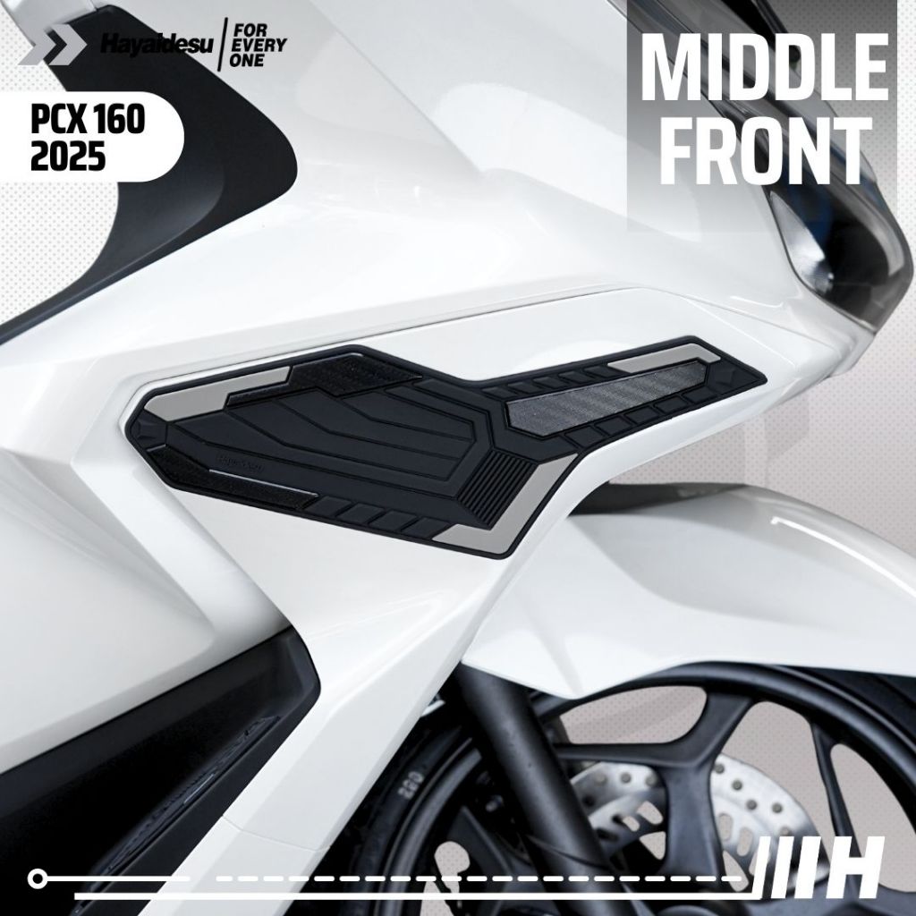 Hayaidesu Honda PCX 160 2025 (CBS/ABS/RoadSync) Body Protector Middle Front Cover