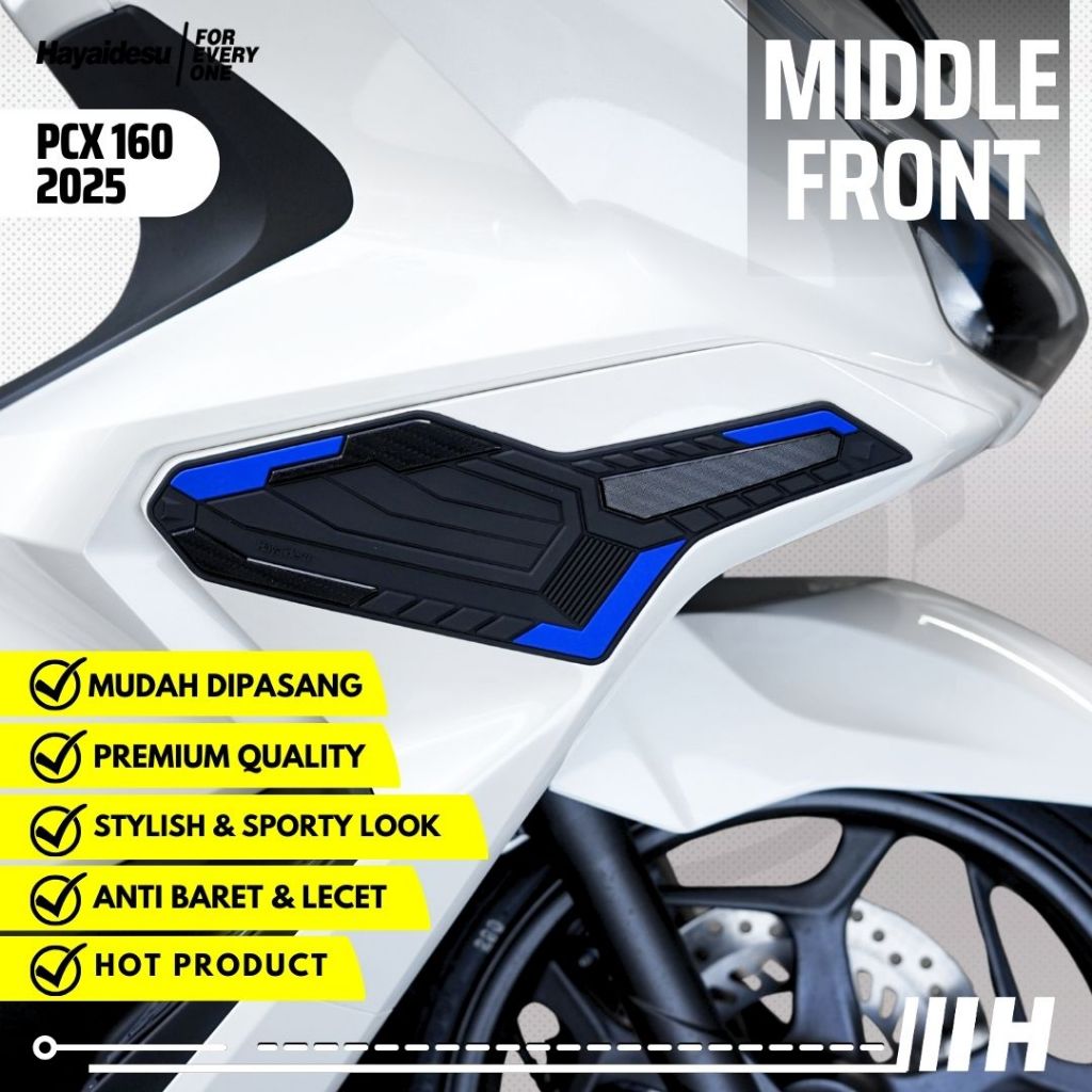 Hayaidesu Honda PCX 160 2025 (CBS/ABS/RoadSync) Body Protector Middle Front Cover