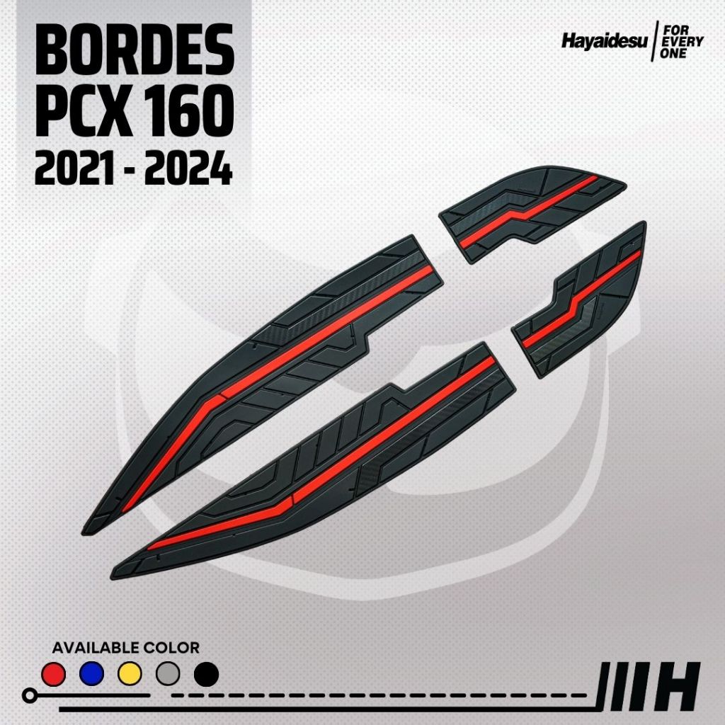 Hayaidesu Floor Step Boardrest Karpet Motor PCX 160 (2021-2024) Bordes -  Premium Quality