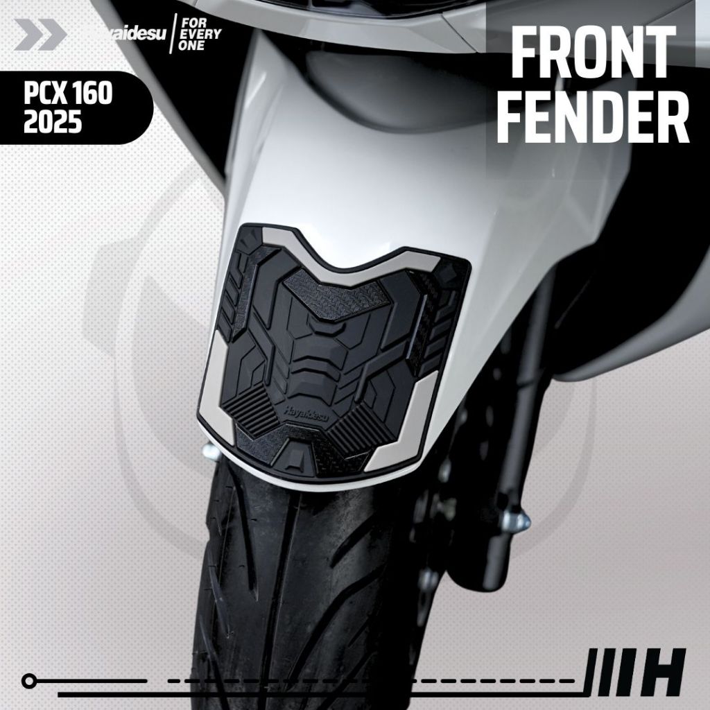Hayaidesu Honda PCX 160 2025 (CBS/ABS/RoadSync) Body Protector Front Fender Cover