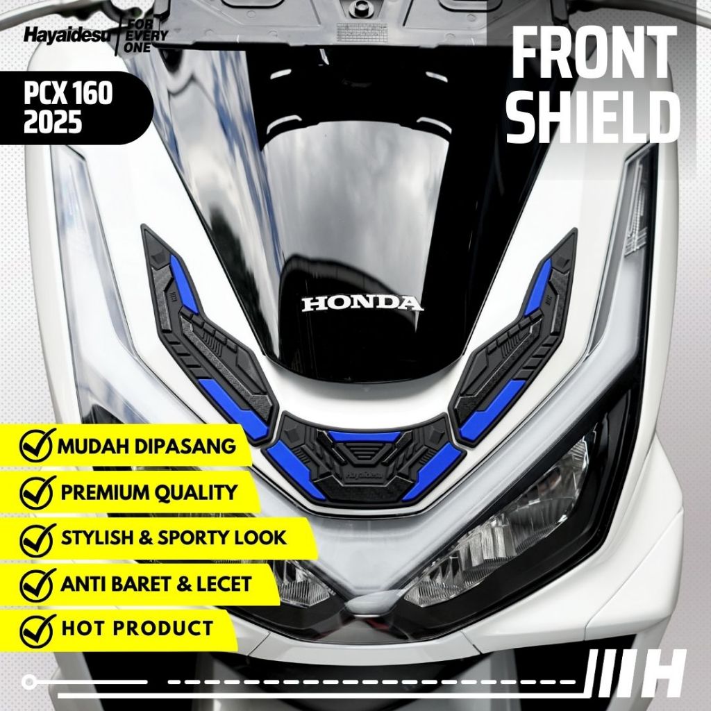Hayaidesu Honda PCX 160 2025 (CBS/ABS/RoadSync) Body Protector Front Shield Cover