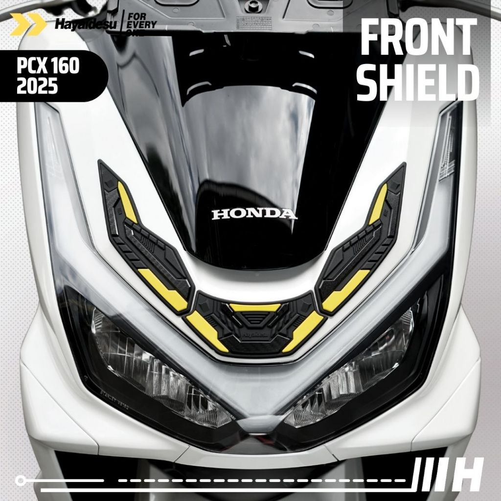 Hayaidesu Honda PCX 160 2025 (CBS/ABS/RoadSync) Body Protector Front Shield Cover