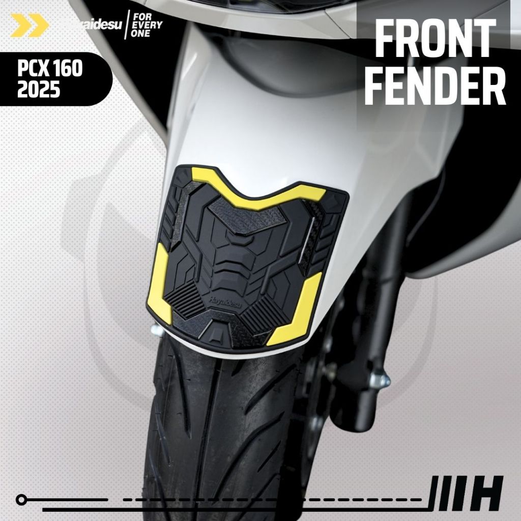 Hayaidesu Honda PCX 160 2025 (CBS/ABS/RoadSync) Body Protector Front Fender Cover