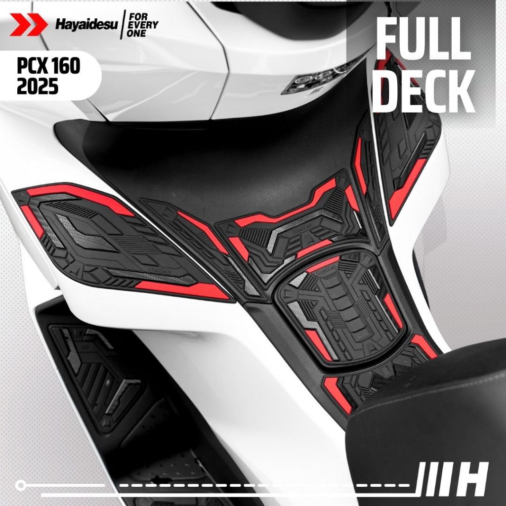 Hayaidesu Honda PCX 160 2025 (CBS/ABS/RoadSync) Paket Full Deck Body Protector Cover