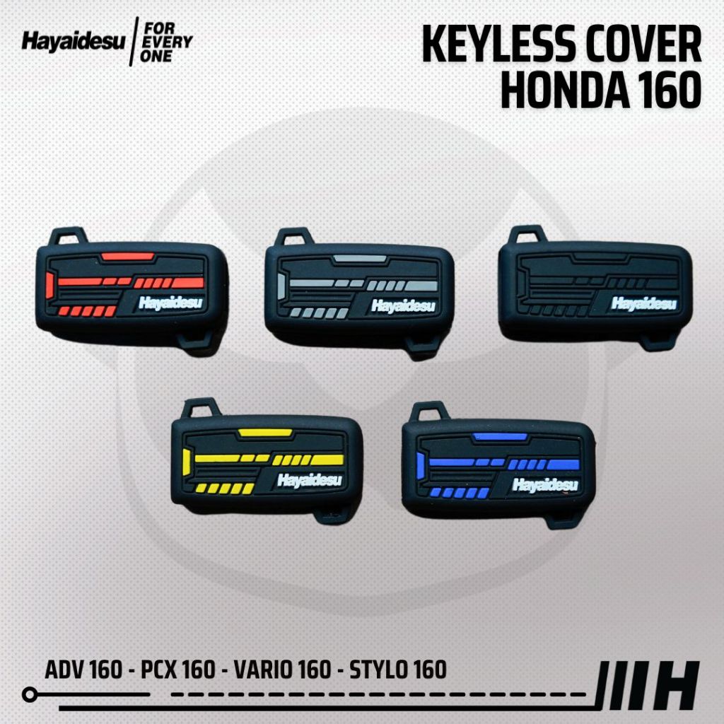 Hayaidesu Keyless Remote Key Cover For Honda Series 1 -  STYLO 160 ADV 160 PCX 160 VARIO 160 BEAT 2024 VARIO 125 CBS ISS