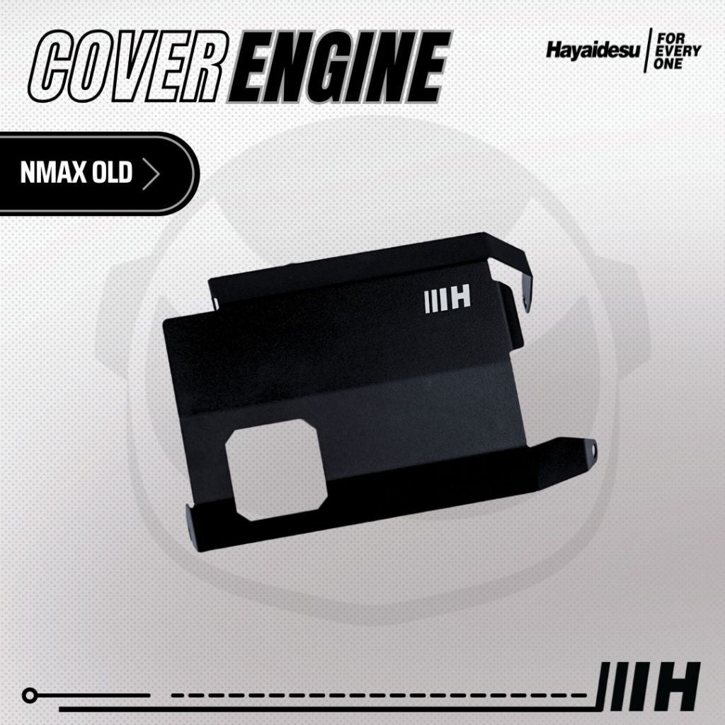 Hayaidesu ENGINE COVER Pelindung Bawah Mesin Motor Yamaha NMAX OLD (2015 - 2019)