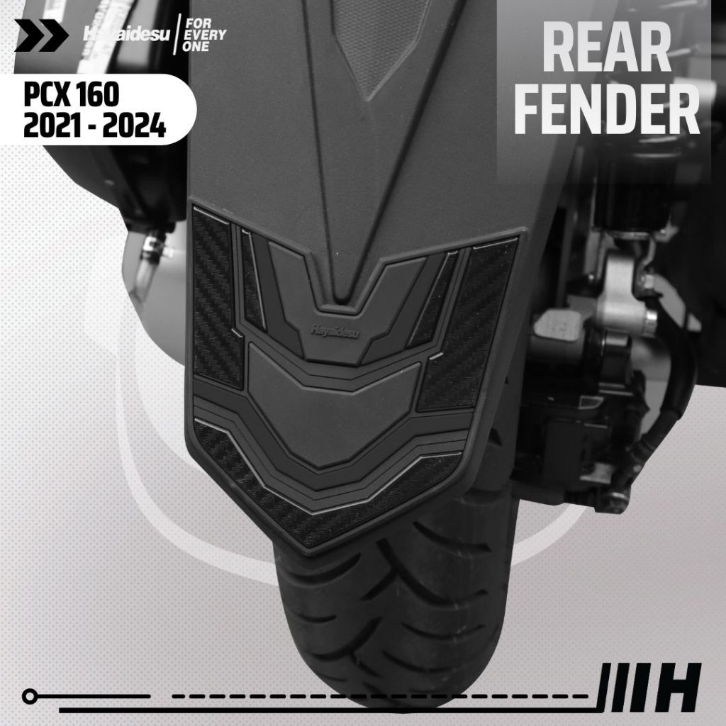 Hayaidesu PCX 160 Body Protector Rear Fender Cover