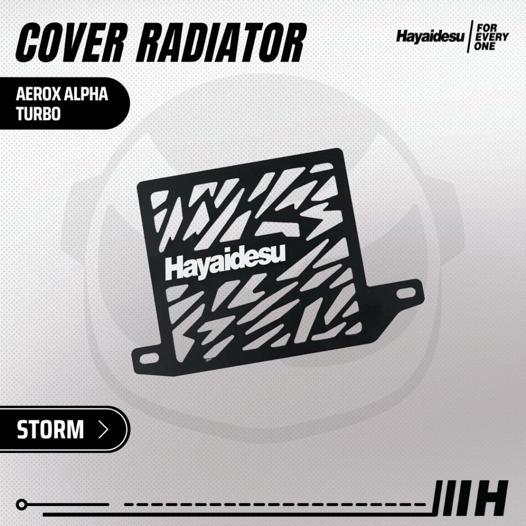 Hayaidesu Cover Radiator Motor Yamaha Aerox Alpha Turbo