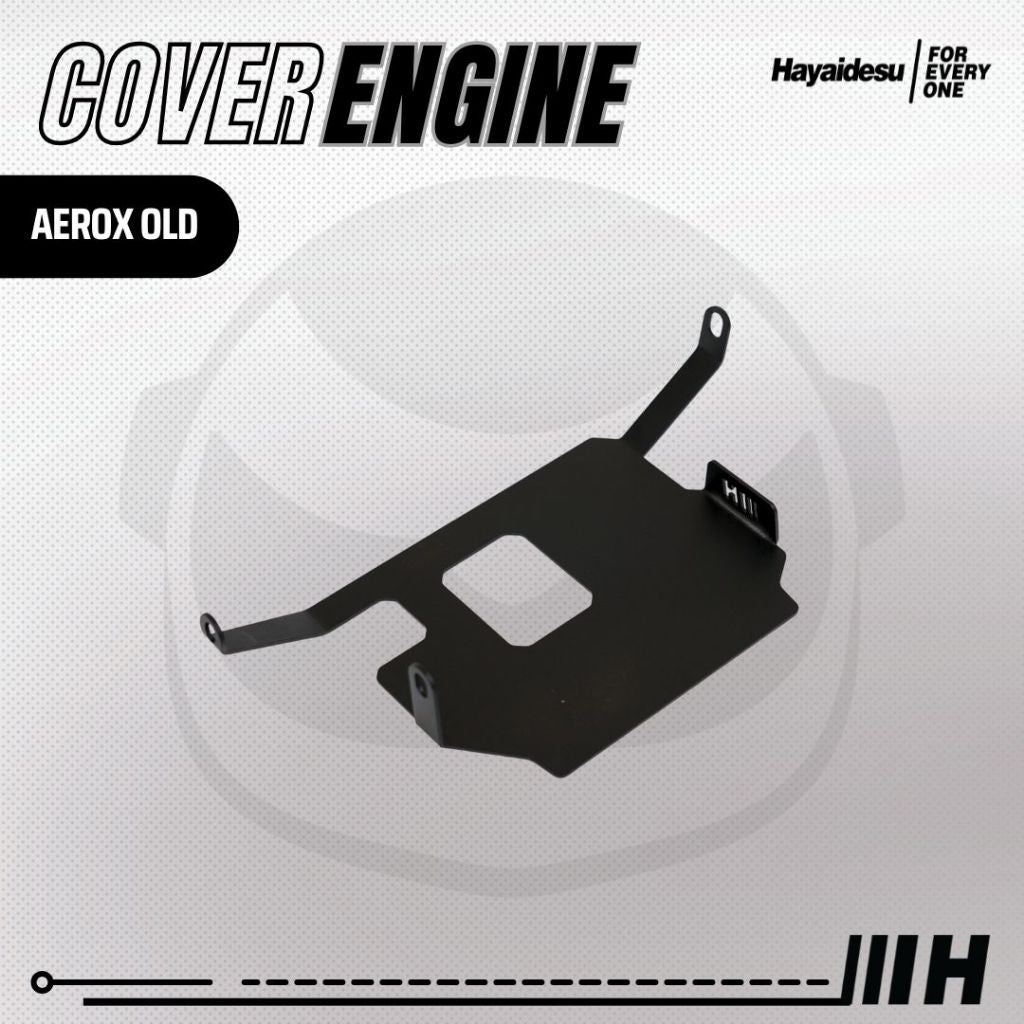 Hayaidesu ENGINE COVER Pelindung Bawah Mesin Motor Yamaha AEROX Old