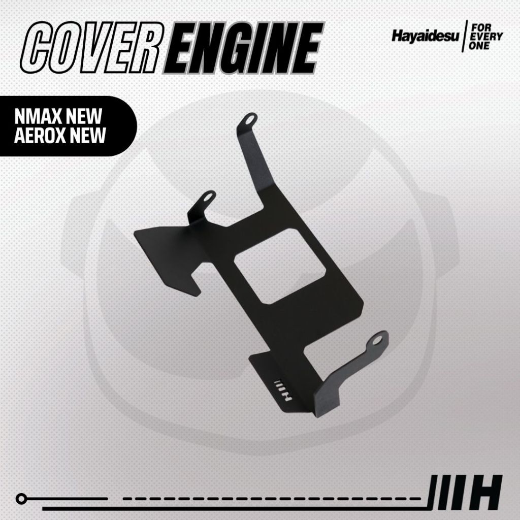 Hayaidesu ENGINE COVER Pelindung Bawah Mesin Motor Yamaha New NMAX & New AEROX