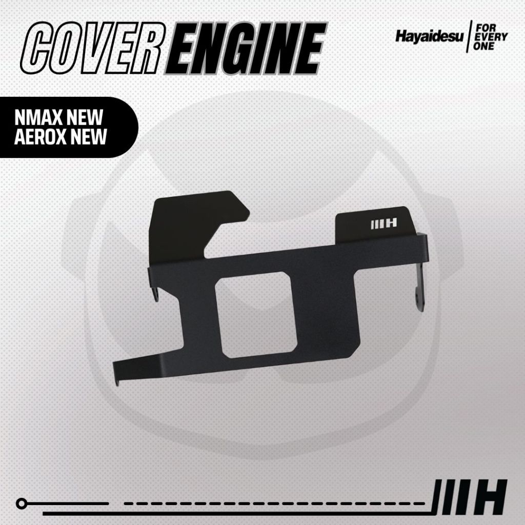 Hayaidesu ENGINE COVER Pelindung Bawah Mesin Motor Yamaha New NMAX & New AEROX
