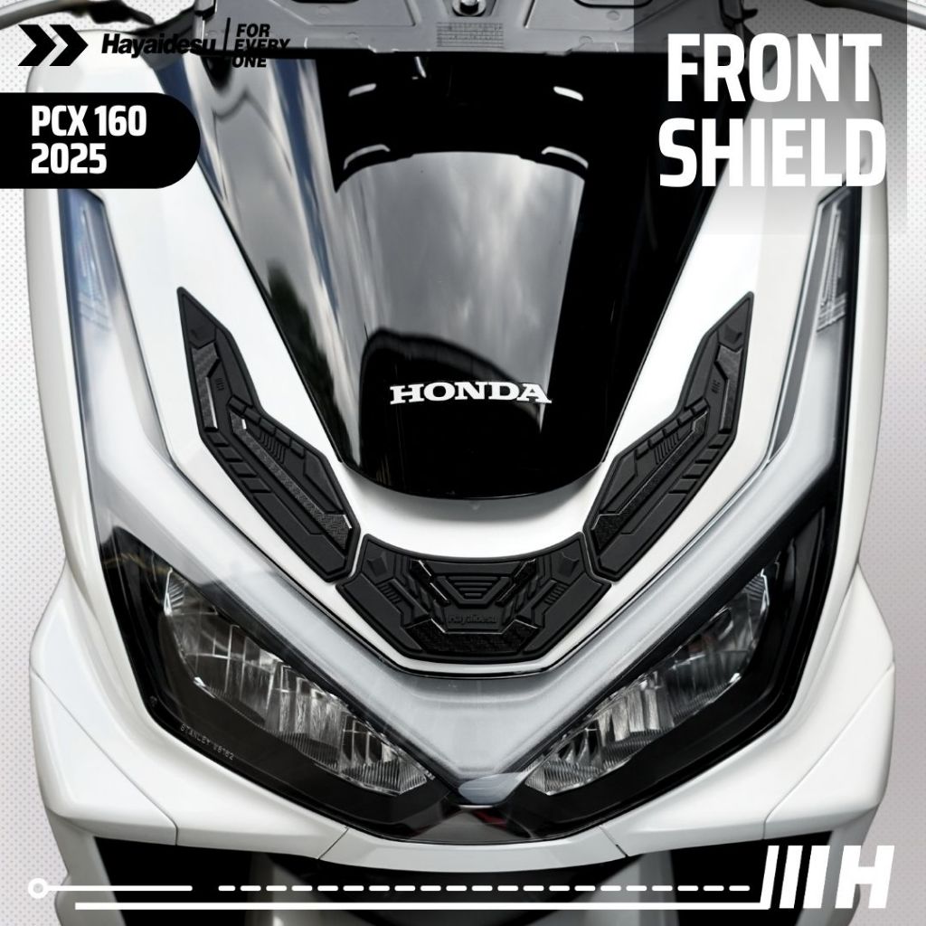 Hayaidesu Honda PCX 160 2025 (CBS/ABS/RoadSync) Body Protector Front Shield Cover
