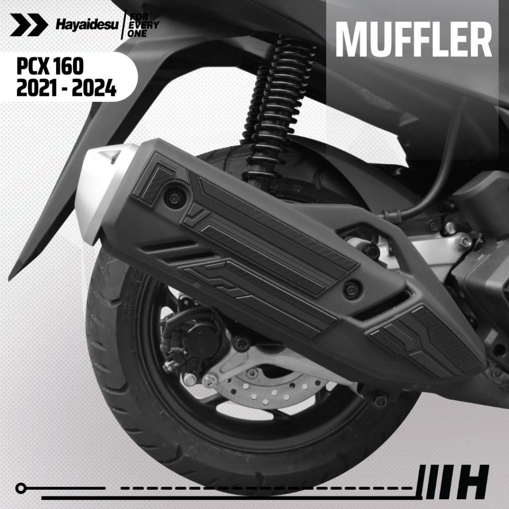 Hayaidesu PCX 160 (2021-2024) Body Protector Muffler Knalpot Cover