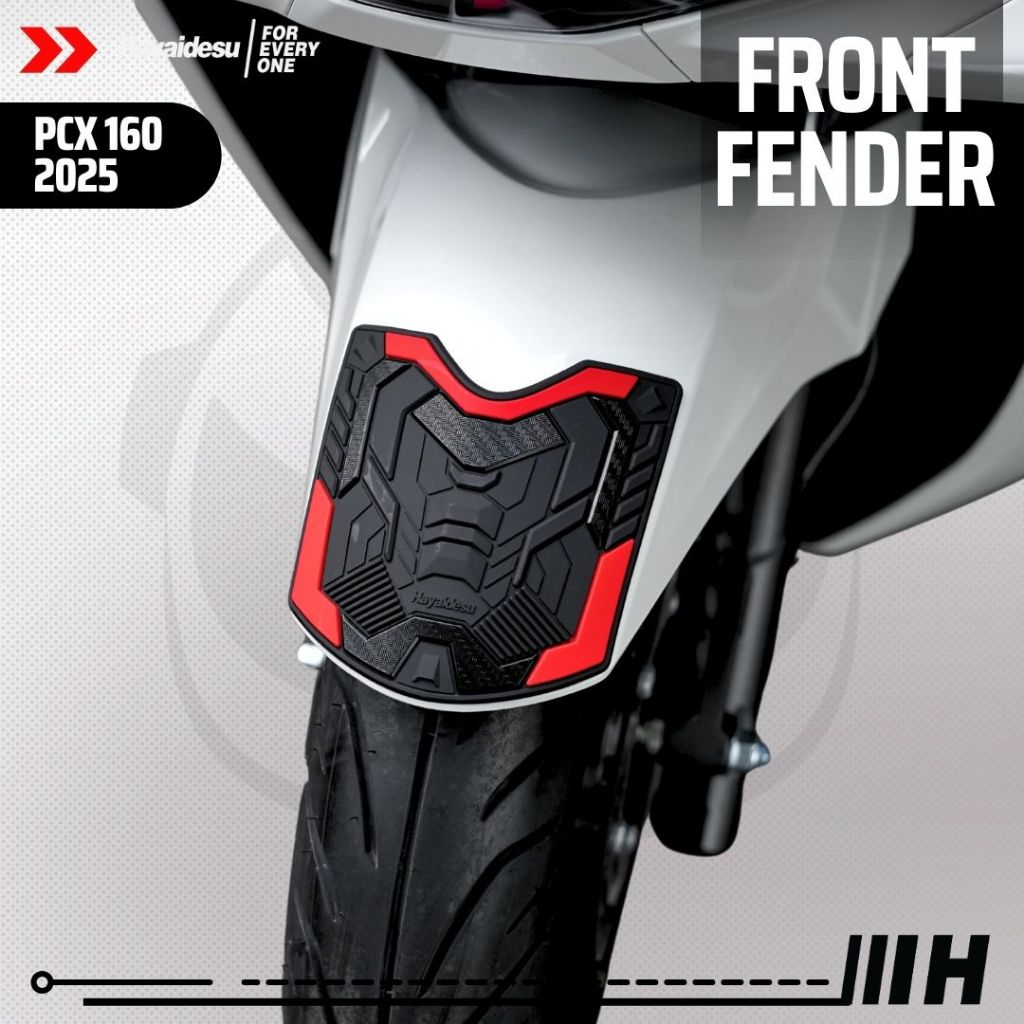 Hayaidesu Honda PCX 160 2025 (CBS/ABS/RoadSync) Body Protector Front Fender Cover