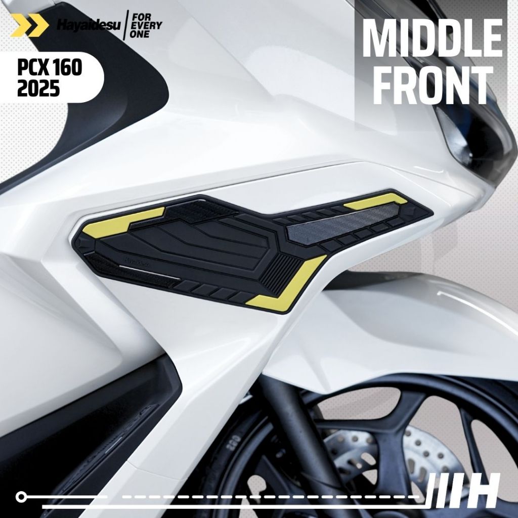 Hayaidesu Honda PCX 160 2025 (CBS/ABS/RoadSync) Body Protector Middle Front Cover