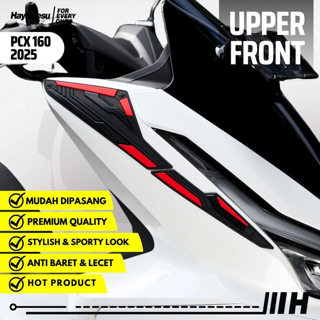 Hayaidesu Honda PCX 160 2025 (CBS/ABS/RoadSync) Body Protector Upper Front Cover