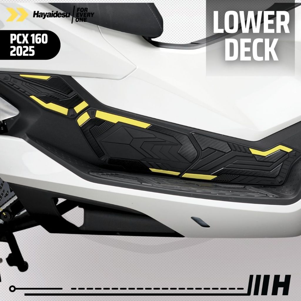 Hayaidesu Honda PCX 160 2025 (CBS/ABS/RoadSync) Body Protector Lower Deck Cover